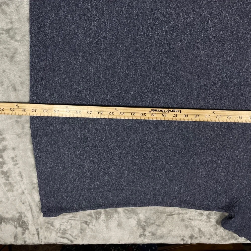 Banana Republic Quick Dry Luxury Sport Polo Shirt‎ Men's Large Blue Heathered
